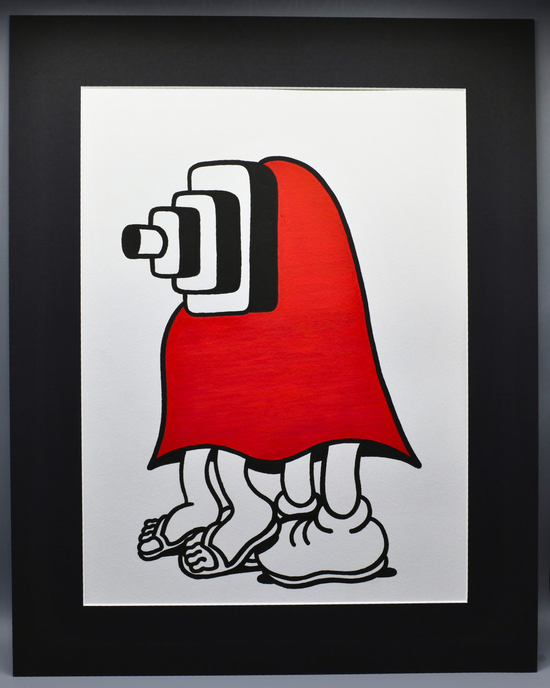 Paper Love Max Series #05 "Red Voyeur" - 2025