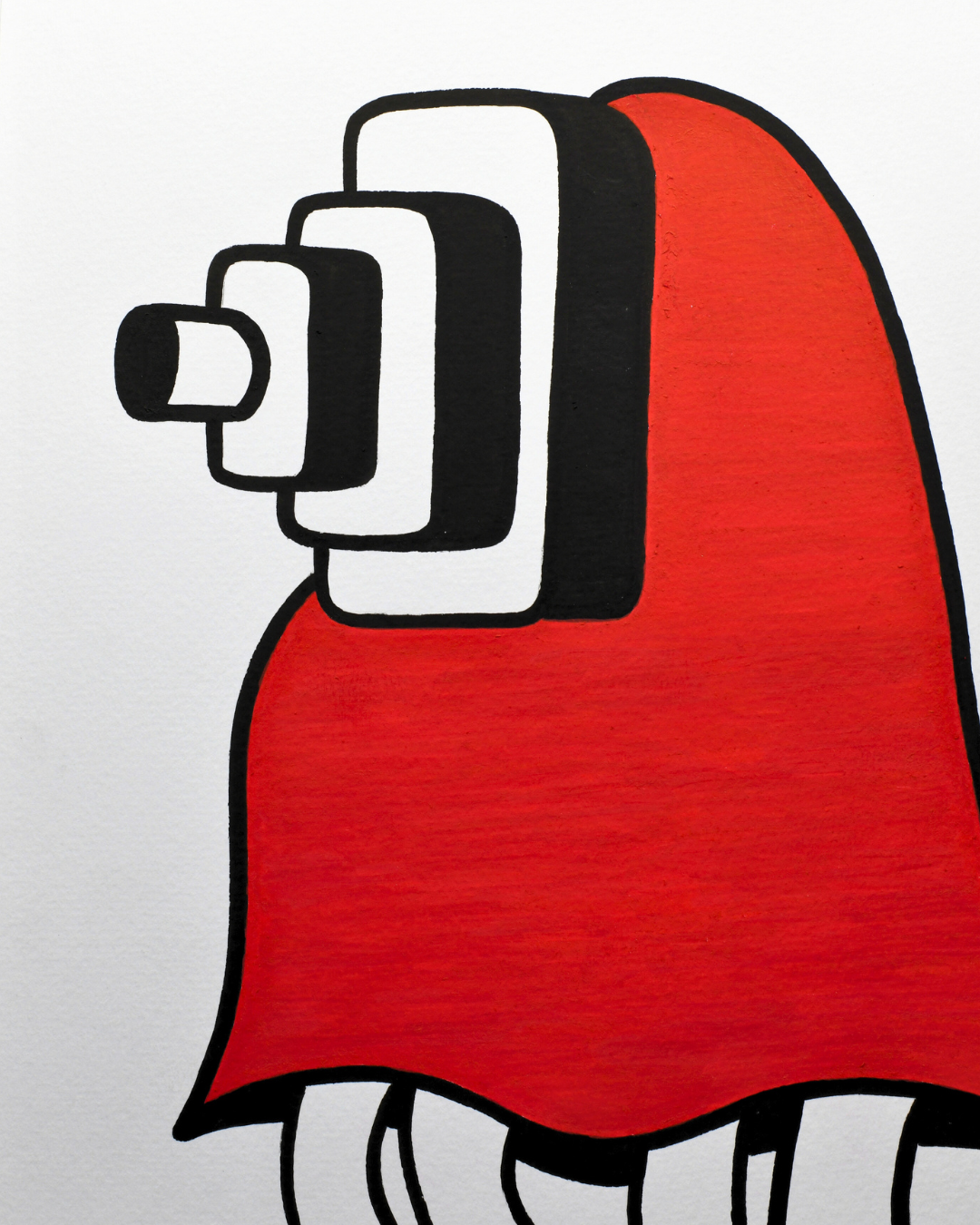 Paper Love Max Series #05 "Red Voyeur" - 2025
