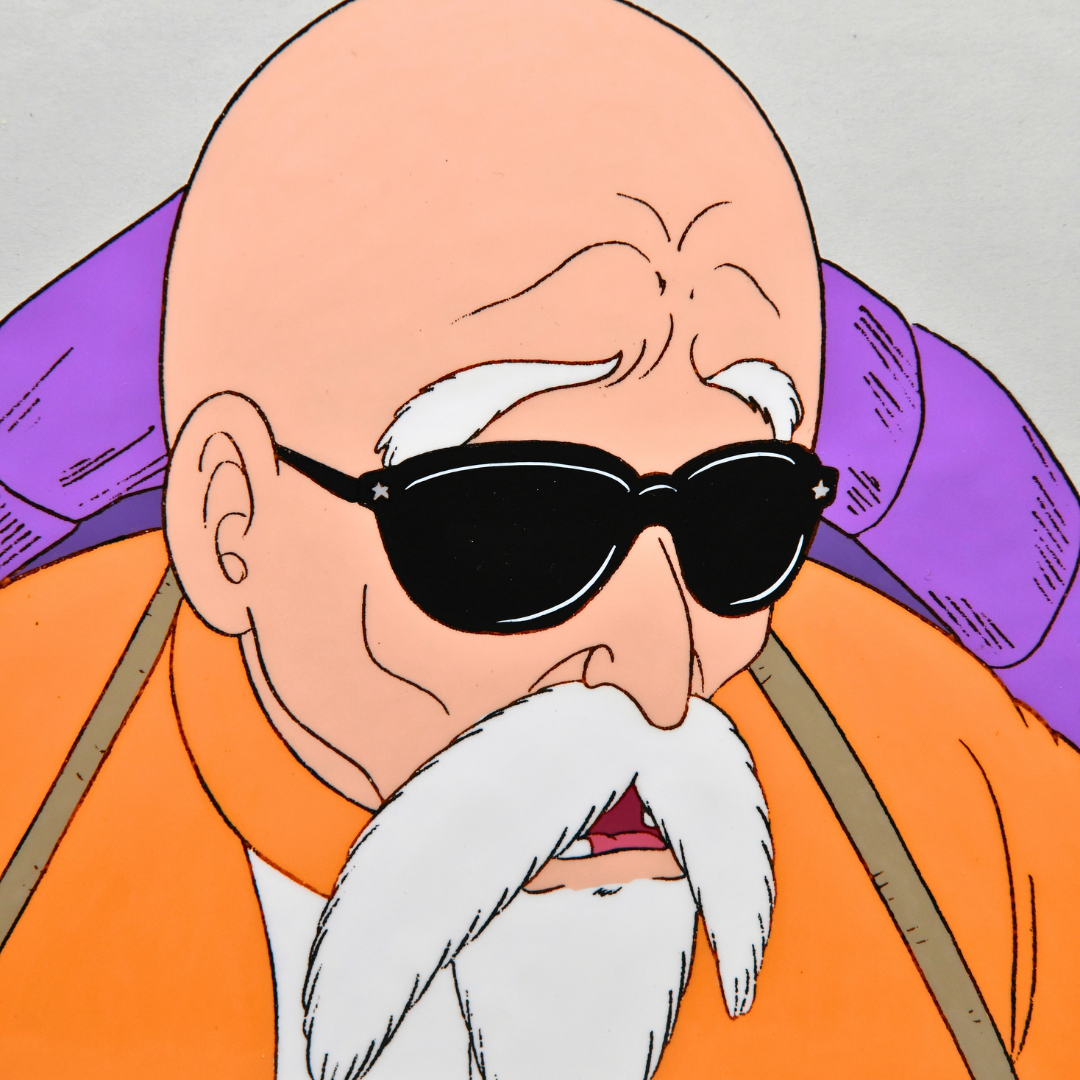 Dragon Ball - Kame Sennin / Master Roshi  Original Production cel + Douga Attached Episode 08