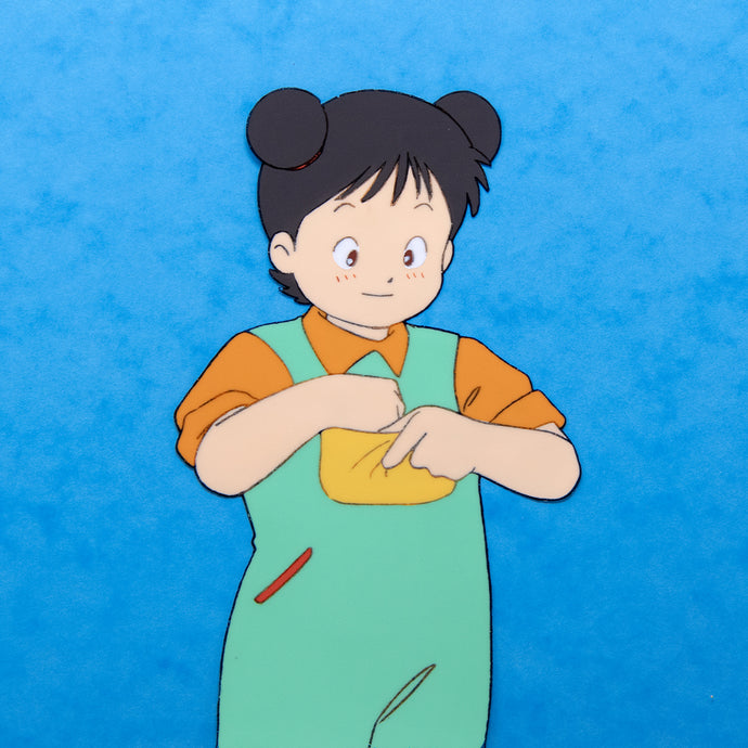 Mama is a 4th grader - Young girl - Original Production Cel Anime + Douga