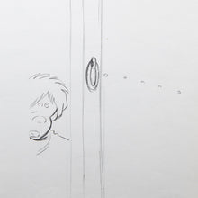 Load image into Gallery viewer, Galaxy 999 - Tetsuro behind a door - Original Production Douga Anime