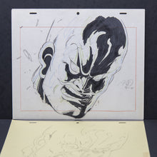 Load image into Gallery viewer, Fist of the North Star Movie Original Art - Full Animation Head Cut - Set of Douga / Genga / Storyboard sheets