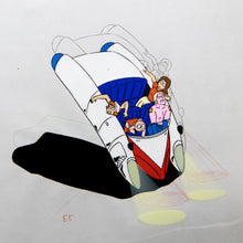 Load image into Gallery viewer, Kinnikuman - Mr MuscleMan - TerryMan near crashing the car - Production Cel + Douga Stuck