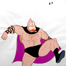Load image into Gallery viewer, Kinnikuman aka Muscle Man - King Kinniku the Stomp- Original Production Cel Anime + Douga Stuck