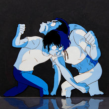 Load image into Gallery viewer, Urusei Yatsura (Lamu) - Moroboshi Ataru Fight Scene - Original Production Cel Anime