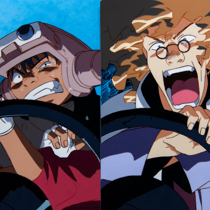 Hakugei: Legend of the Moby Dick - Split Screen Academias and Speed King - Original Production Cel Anime + Douga
