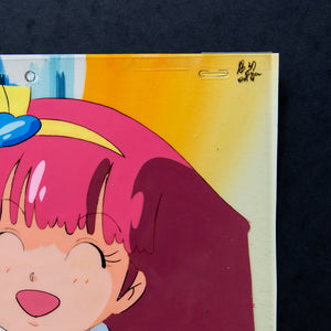 Magical Princess Minky Momo - Gigi Cute & Smiling - Production Cel + Background & Douga