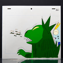 Load image into Gallery viewer, Magical Princess Minky Momo - Godzilla and Ultraman - Production Cel + Douga Stuck