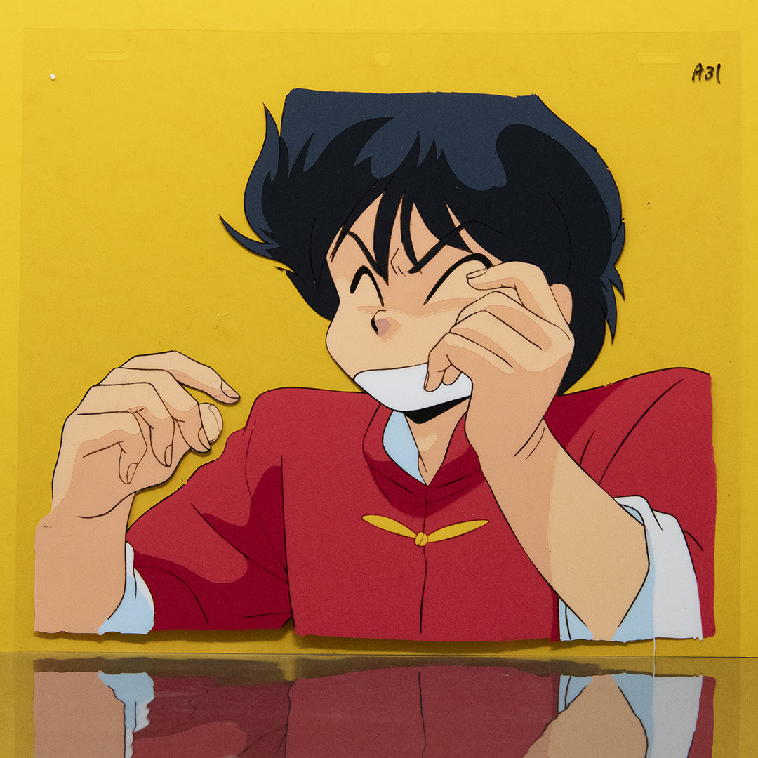 Original anime production art from Rumiko Takahashi’s classic series – cels, douga, and genga from Urusei Yatsura, Ranma ½, and InuYasha
Vintage Japanese animation art by Rumiko Takahashi