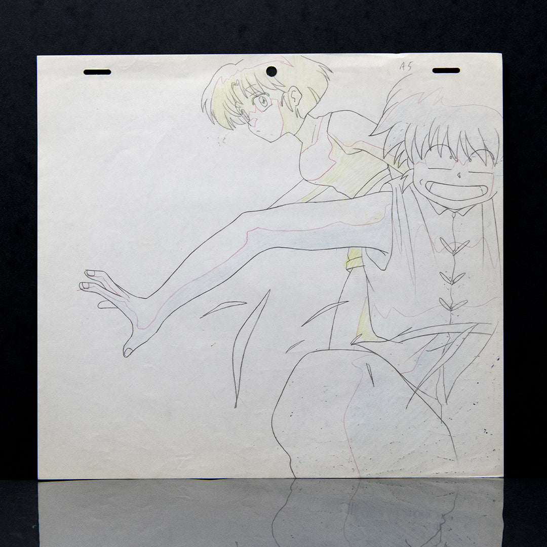 Original anime production art from Rumiko Takahashi’s classic series – cels, douga, and genga from Urusei Yatsura, Ranma ½, and InuYasha
Vintage Japanese animation art by Rumiko Takahashi