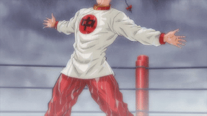 Kinnikuman aka Muscle Man - Ramenman under Attack- Original Production Cel Anime + Douga stuck