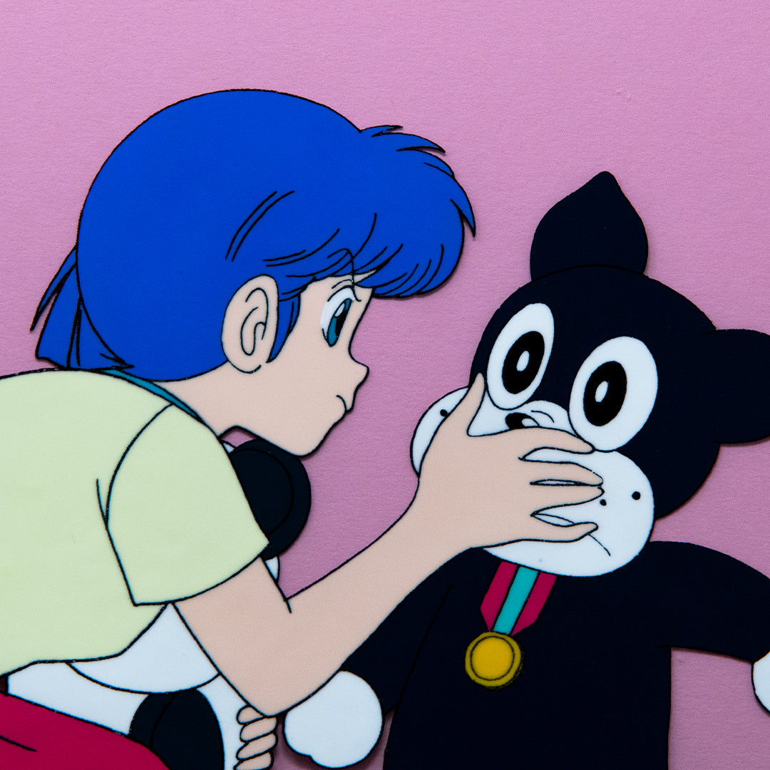 Norakuro – Rika Shushes Norakuro-kun – original animation production artwork – detail 3
