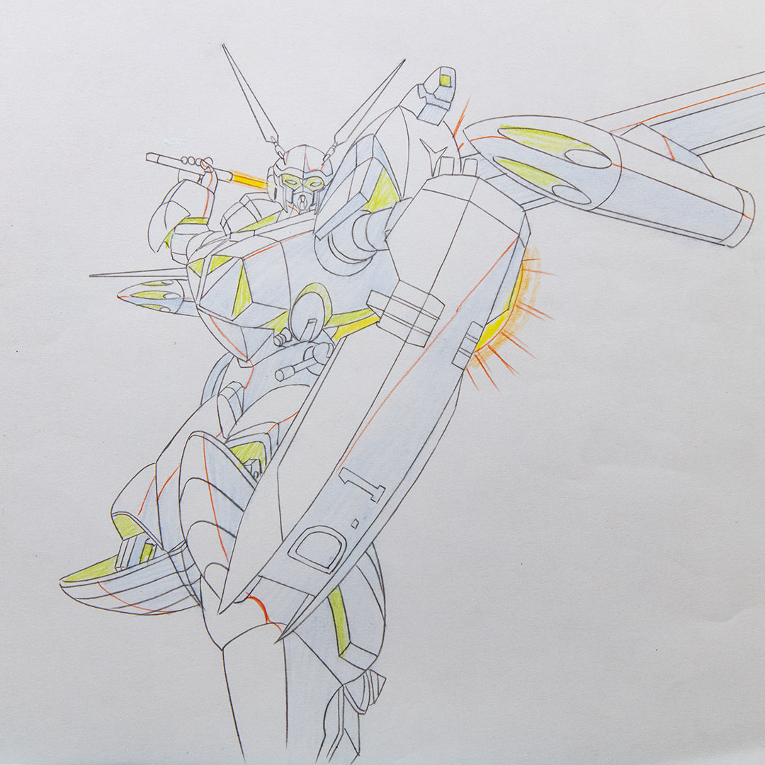 Metal Armor Dragonar – Original Production Douga – original animation production artwork – detail 6