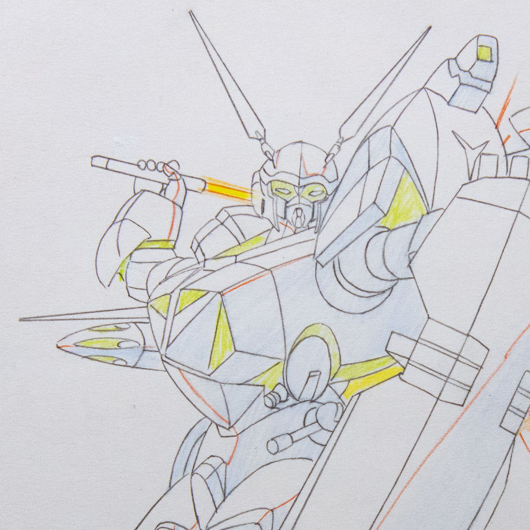Metal Armor Dragonar – Original Production Douga – original animation production artwork – detail 4