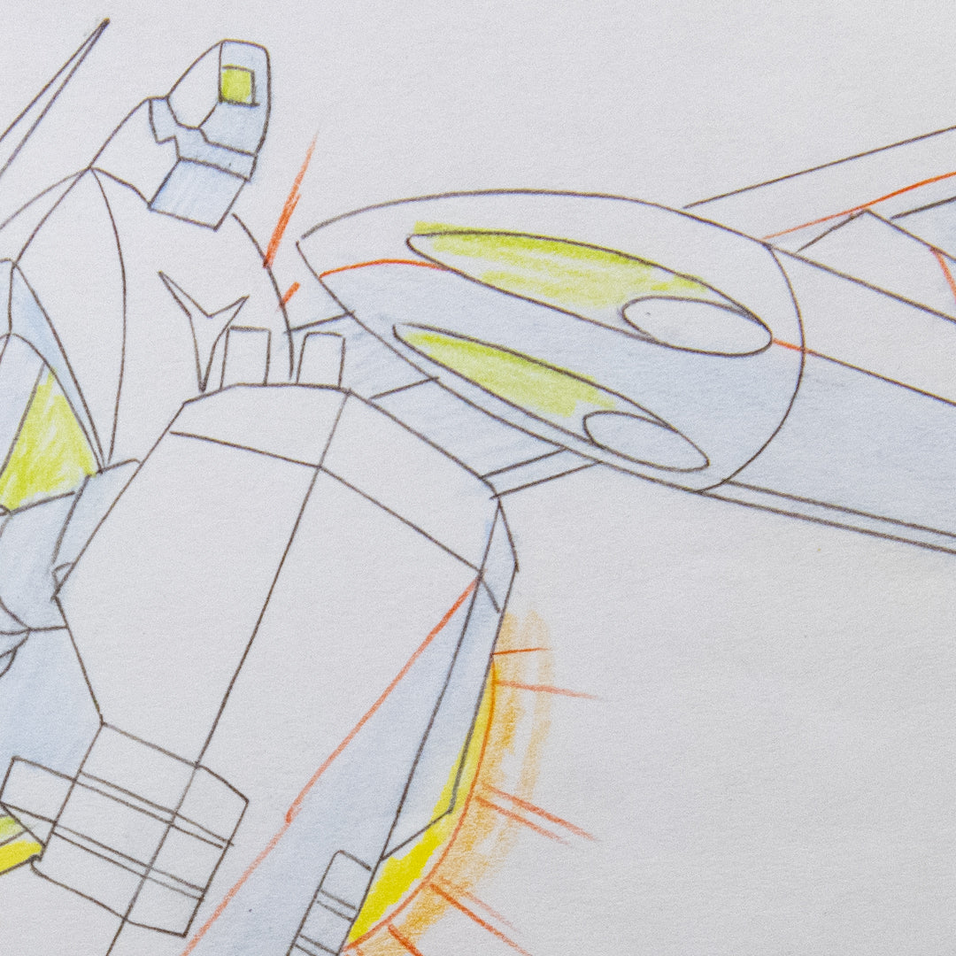 Metal Armor Dragonar – Original Production Douga – original animation production artwork – detail 3