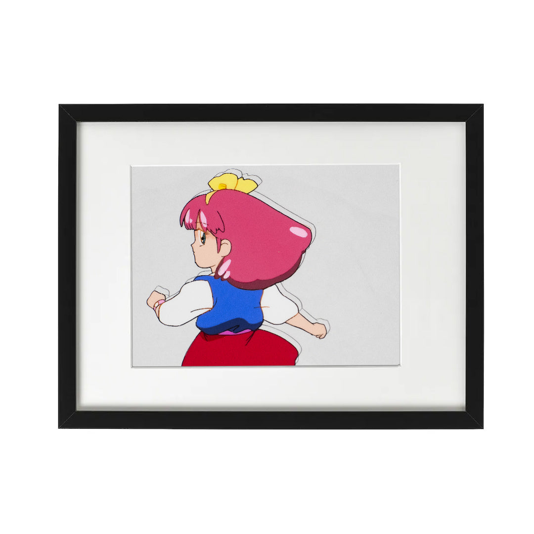 Magical Princess Minky Momo – Gigi Running – original animation production artwork – detail 3
