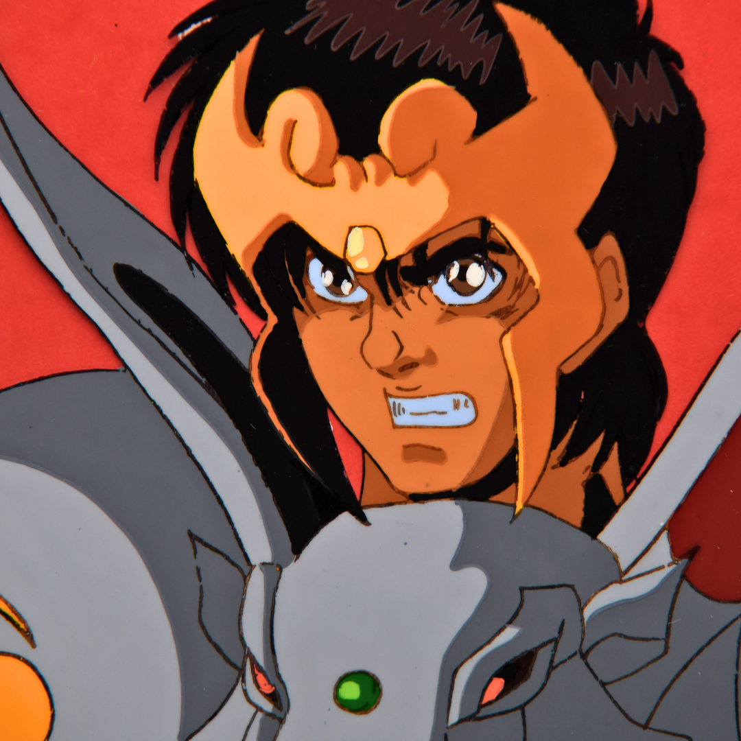 Shurato: The Legend of the Heavenly Sphere – Shurato Hidaka During Battle – original animation production artwork – detail 9