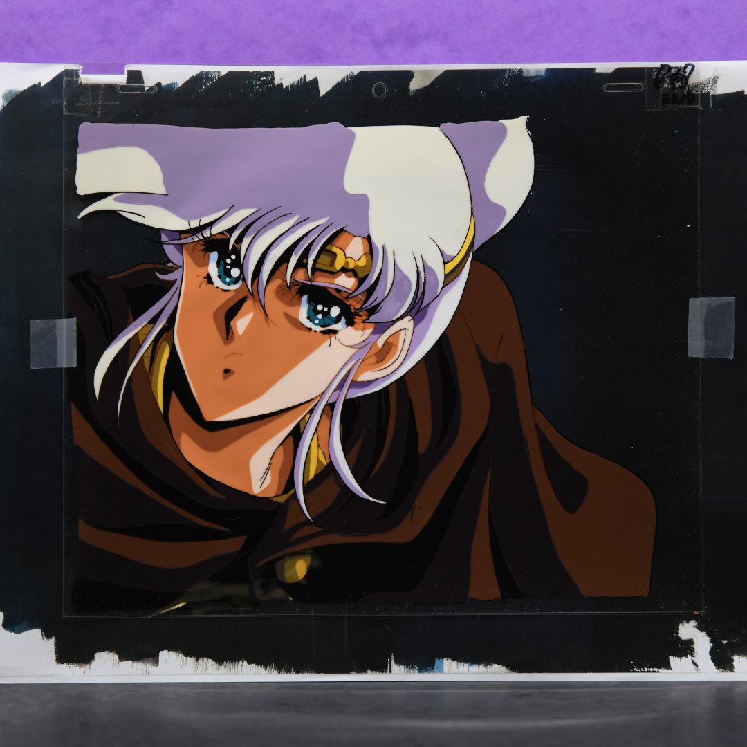 Legend of Lemnear – Portrait of Lemnear – Production Cel on Copy Background + Douga (AIC/Anime R, 1989)
