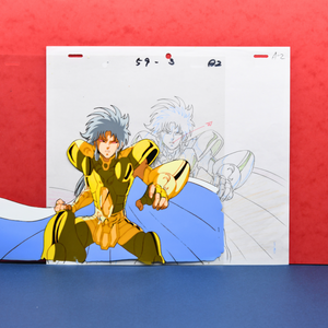 Saint Seiya - Saga Gemini Saint - Original Anime Production Cel and Douga ep. 72