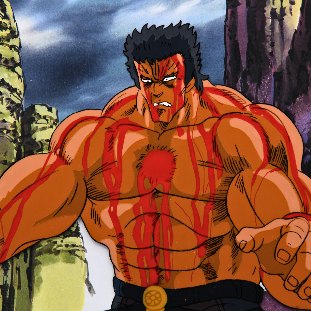 Fist of the North Star (Hokuto no Ken) – Raoh About to Die – original animation production artwork