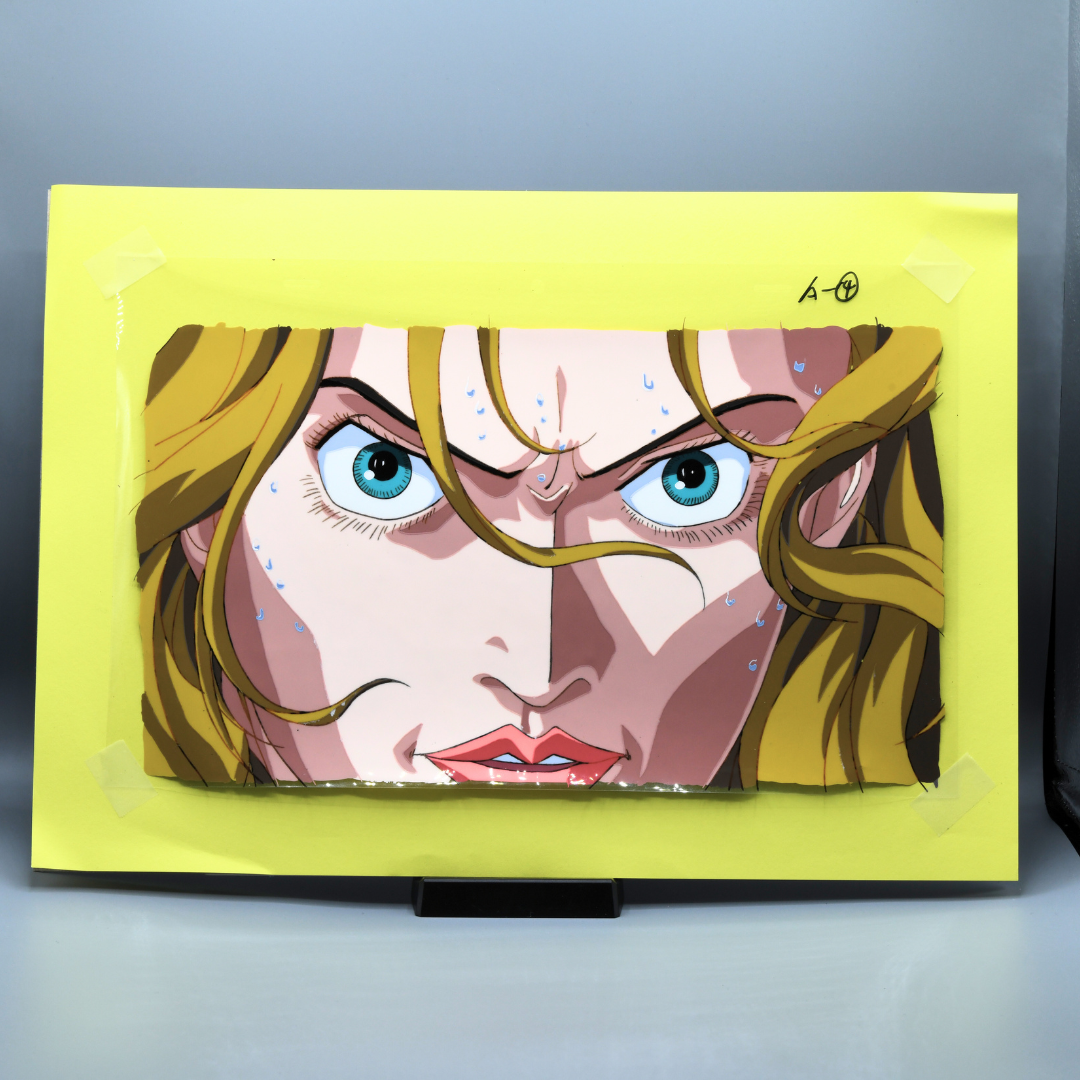 Black Jack: The Movie (1996) – Jo Carol Brane Close-Up – original animation production artwork – detail 2