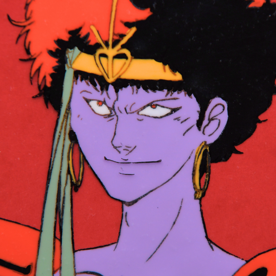 Shurato: The Legend of the Heavenly Sphere – Kubilah Katei, Arms Crossed – original animation production artwork – detail 9