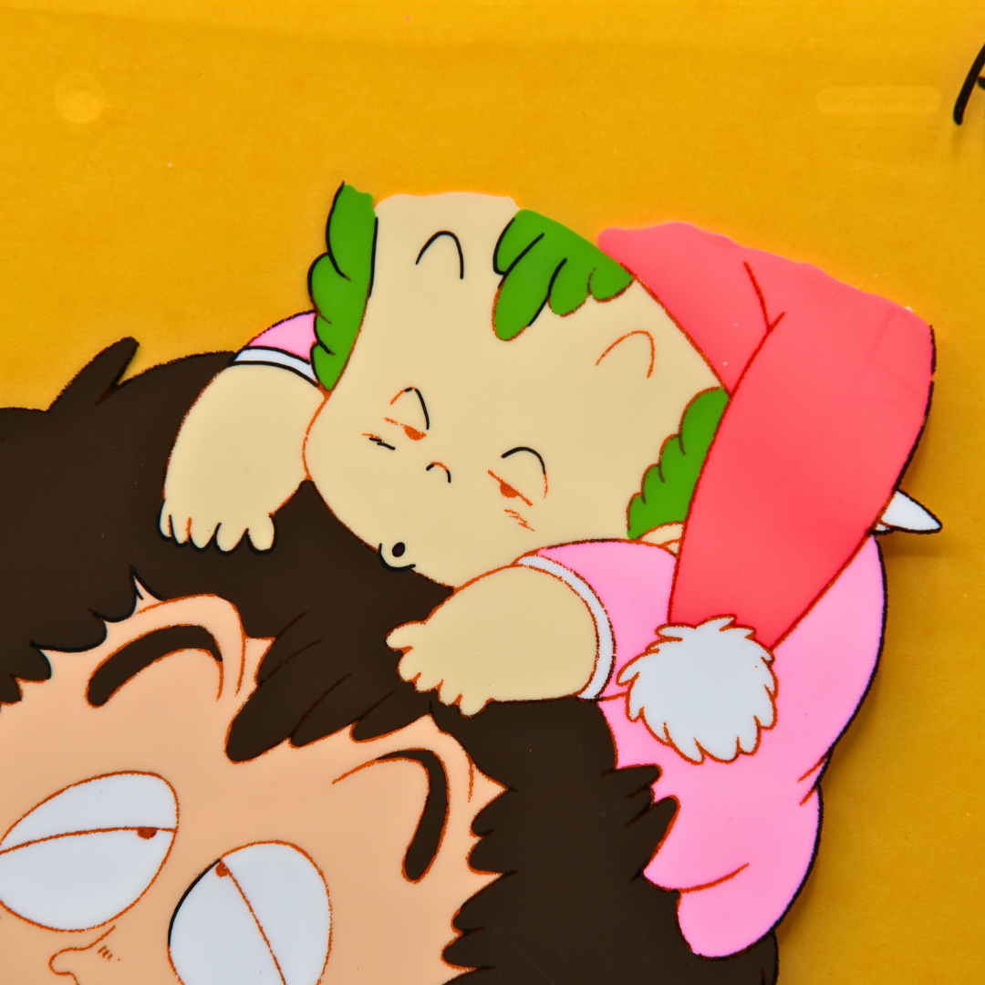 Dr. Slump – Senbei with Gatchan Morning Scene – original animation production artwork – detail 4