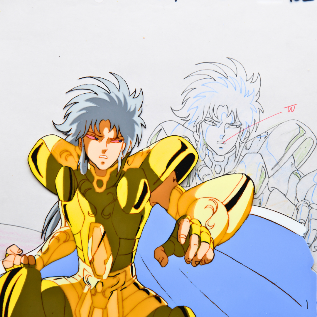 Saint Seiya – Saga, Gemini Saint – original animation production artwork – detail 10