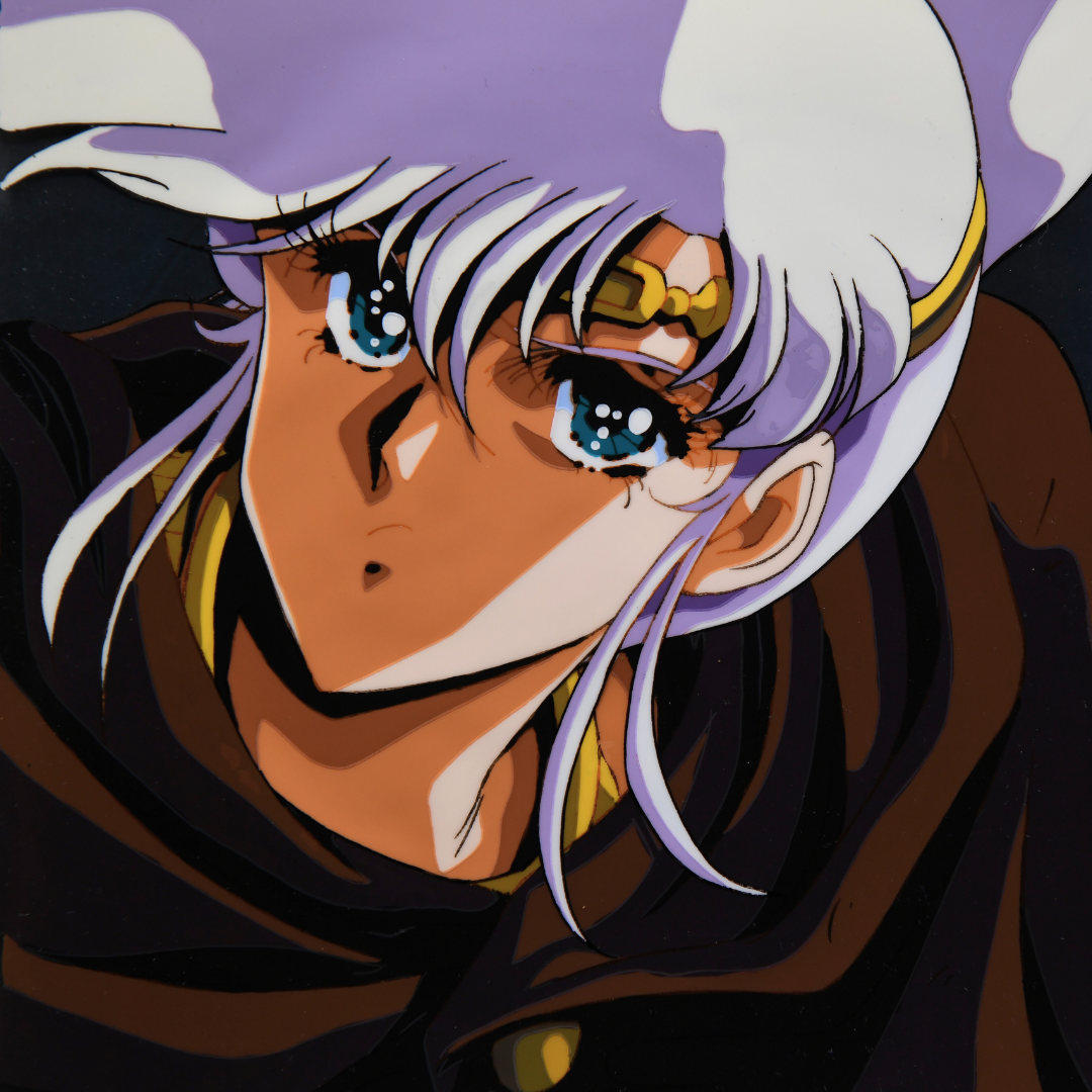 Legend of Lemnear – Portrait of Lemnear – Production Cel on Copy Background + Douga (AIC/Anime R, 1989)