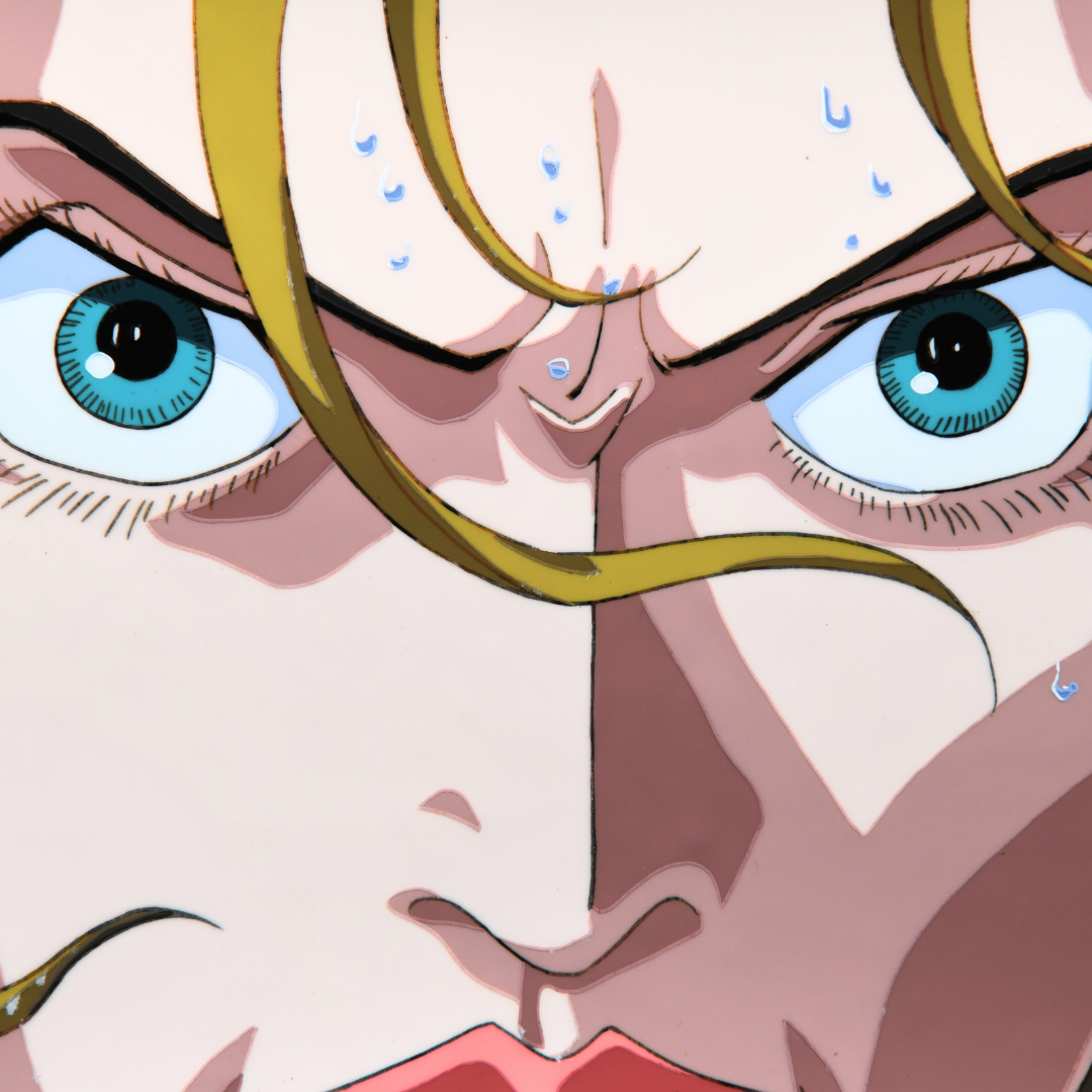 Black Jack: The Movie (1996) – Jo Carol Brane Close-Up – Original Production Cel + Genga (Large Format)