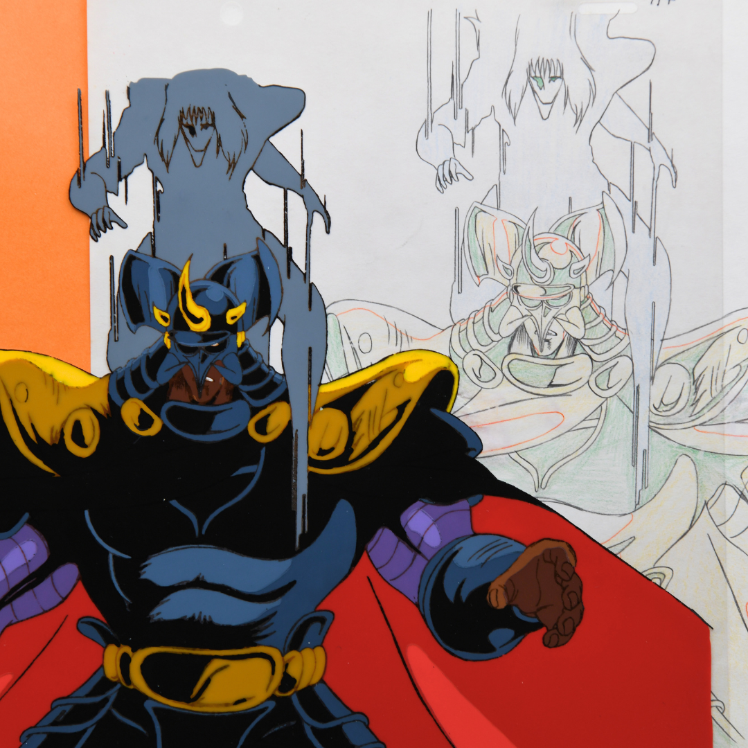 Fist of the North Star (Hokuto no Ken) – Kaioh Attacked by Shachi – original animation production artwork – detail 10