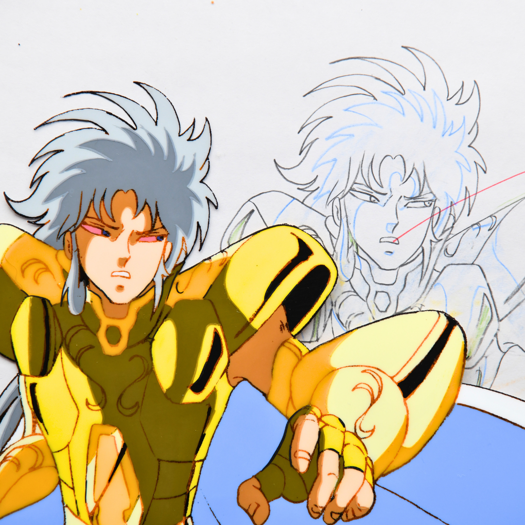 Saint Seiya – Saga, Gemini Saint – original animation production artwork – detail 11