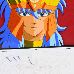 Saint Seiya - Poseidon - Original Anime Production Cel, Douga, and Background ep. 113