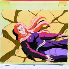 Load image into Gallery viewer, Fist of the North Star - Tetsuo Hara - Yuria Unconscious - Original Animation Cel with Douga