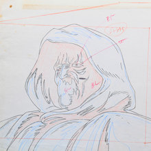 Load image into Gallery viewer, Fist of the North Star - Raoh, Leia and child - Original Animation Cel and douga with Original Background Ep 129 XL