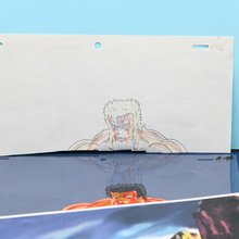 Load image into Gallery viewer, Fist of the North Star - Raoh about to die - Original Animation Cel and Douga and copie BG