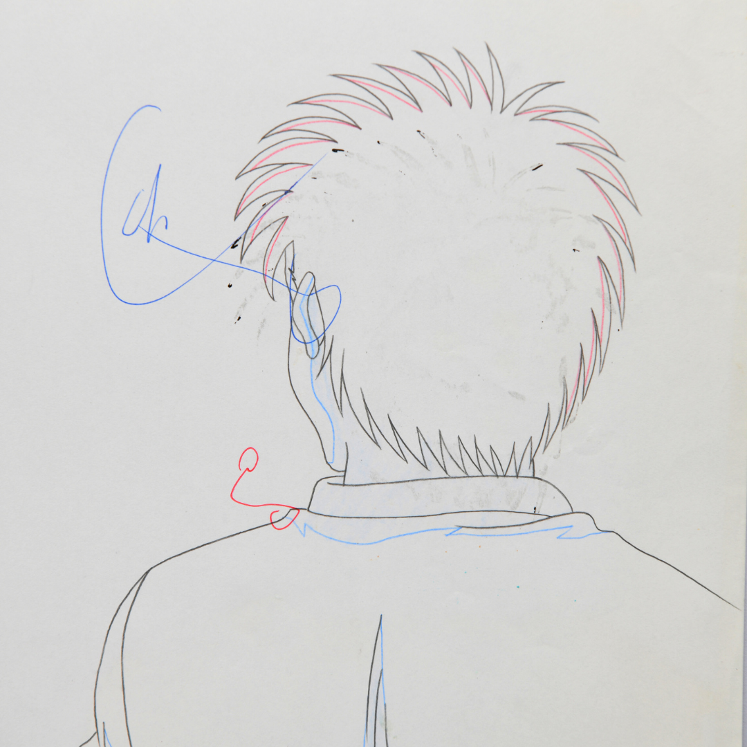Hajime no Ippo Makunouchi Ippo and trainers original animation production art