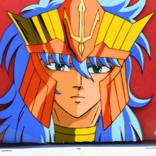 Load image into Gallery viewer, Saint Seiya - Poseidon - Original Anime Production Cel, Douga, and Background ep. 113