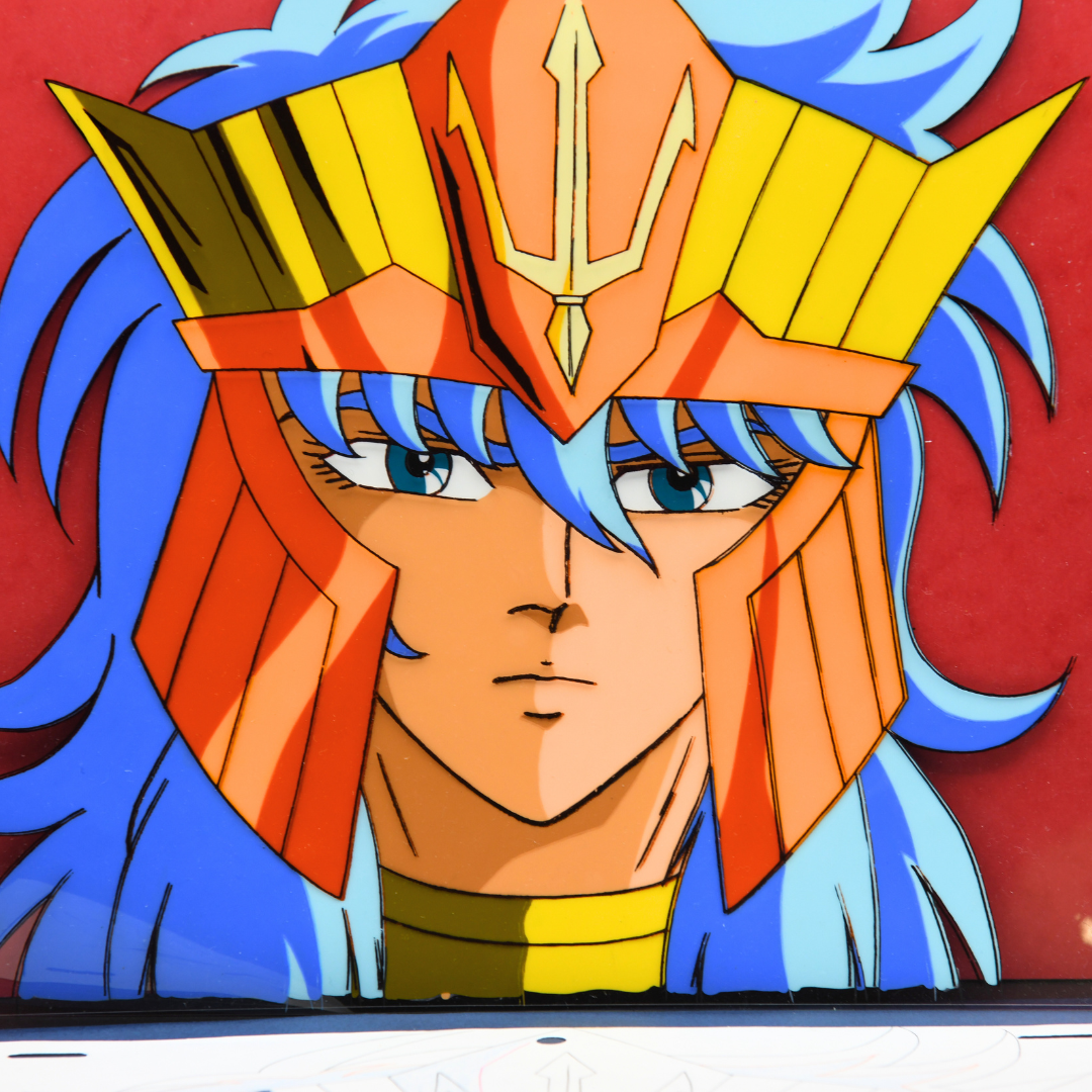 Saint Seiya – Poseidon – original animation production artwork – detail 6