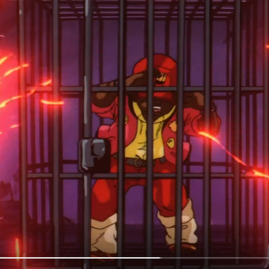 Harmagedon: Genma Taisen – Sonny Lynx Energy Burst – original animation production artwork – detail 3