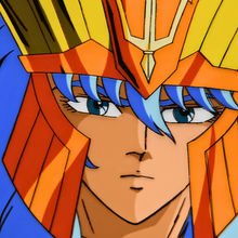 Load image into Gallery viewer, Saint Seiya - Poseidon - Original Anime Production Cel, Douga, and Background ep. 113