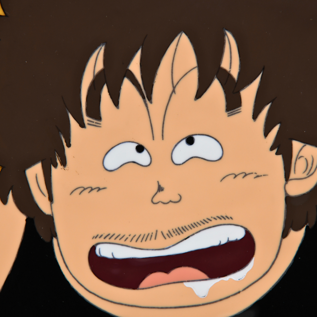 Dr. Slump – Senbei Drooling Portrait – original animation production artwork