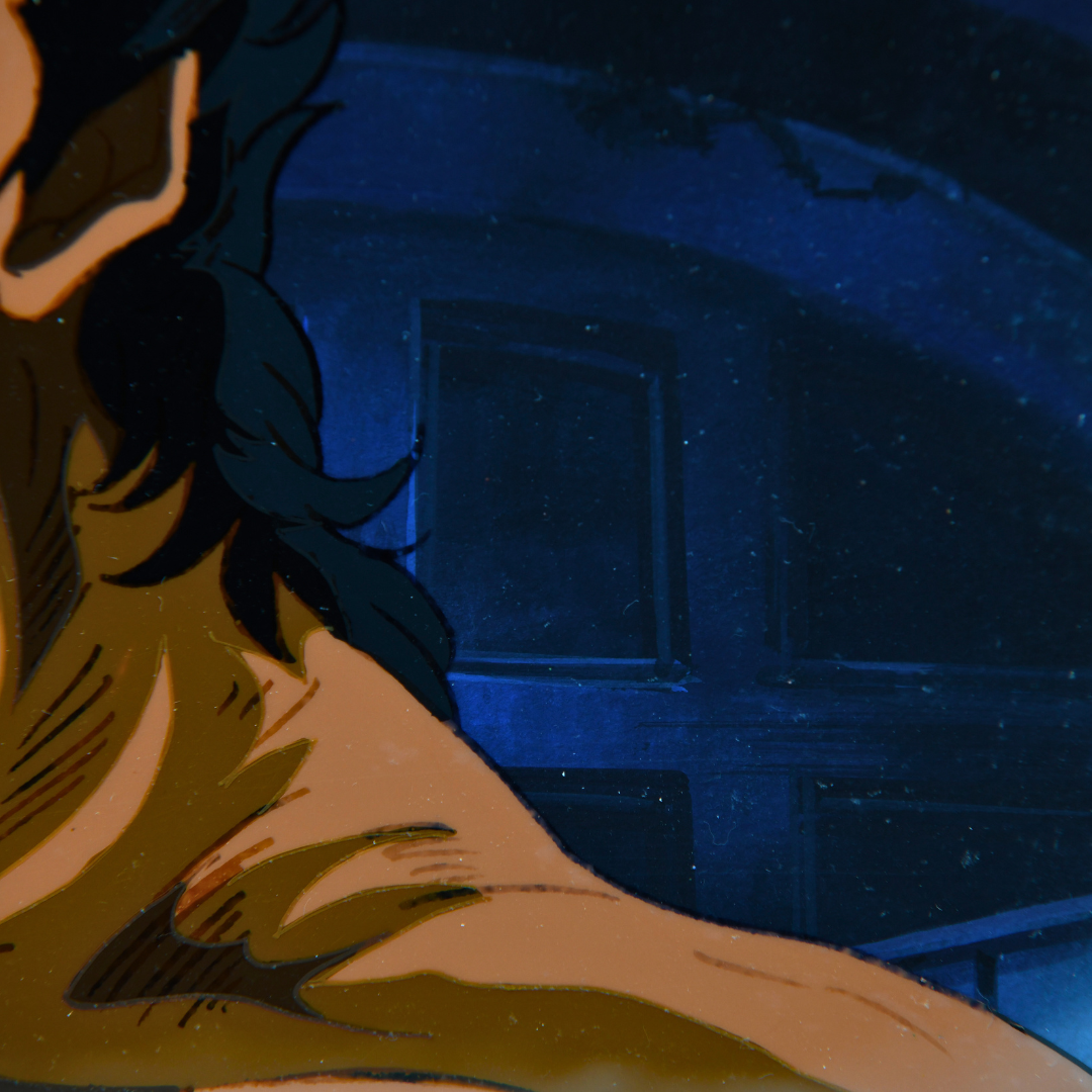 Fist of the North Star (Hokuto no Ken) – Raoh Devilish Smile – original animation production artwork – detail 16