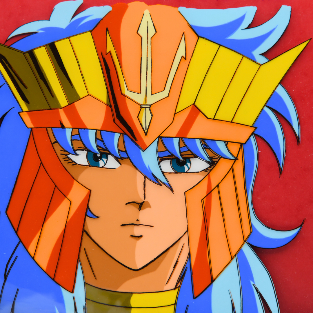 Saint Seiya – Poseidon – original animation production artwork – detail 5