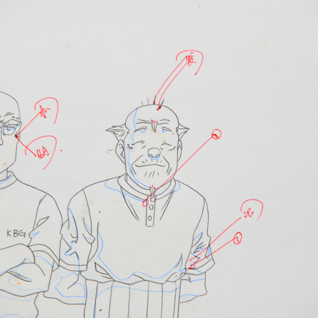 Hajime no Ippo Makunouchi Ippo and trainers original animation production art