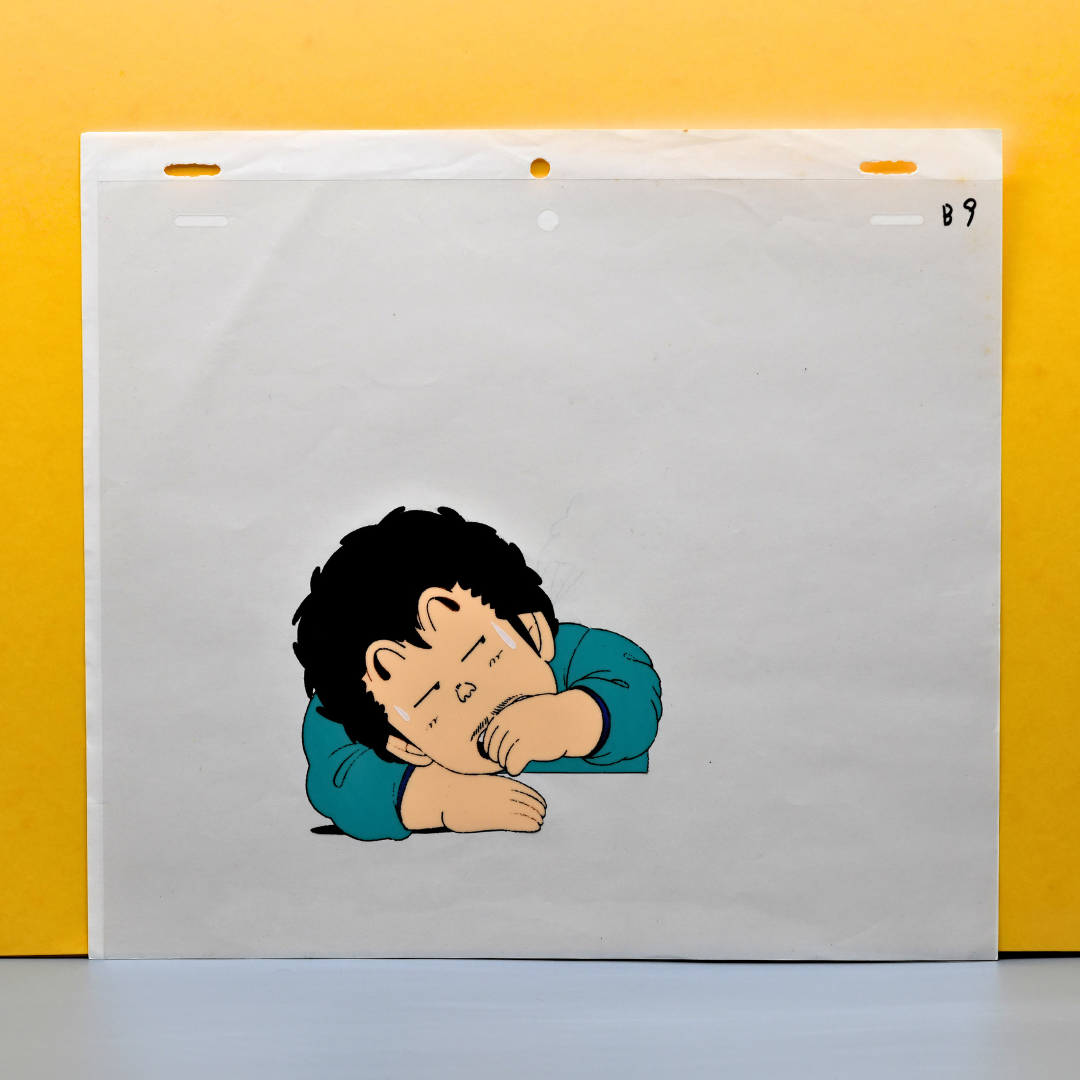 Dr. Slump – Senbei Ashamed – original animation production artwork – detail 2