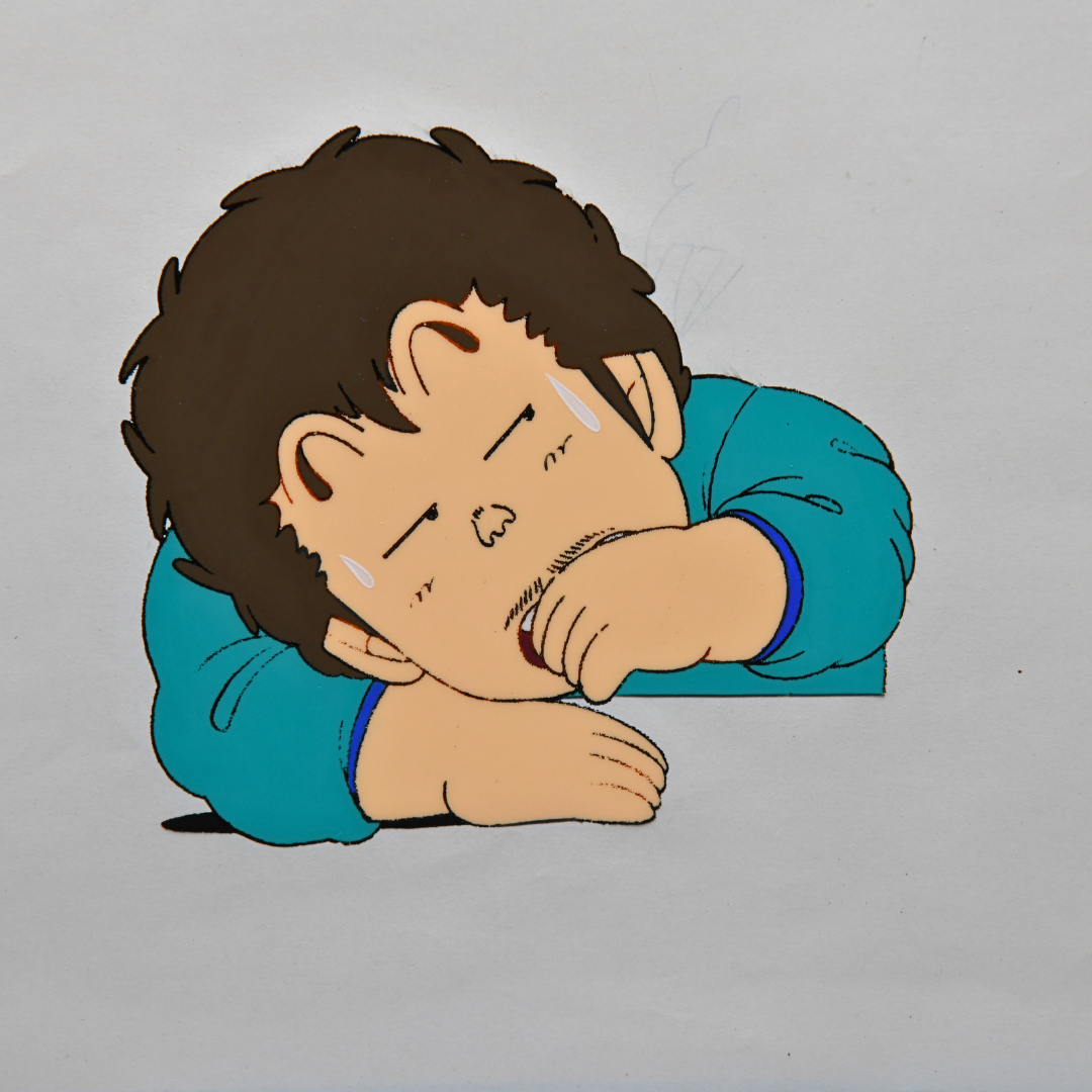 Dr. Slump – Senbei Ashamed  Production Cel on Douga (Toei Animation, 1981–1986)