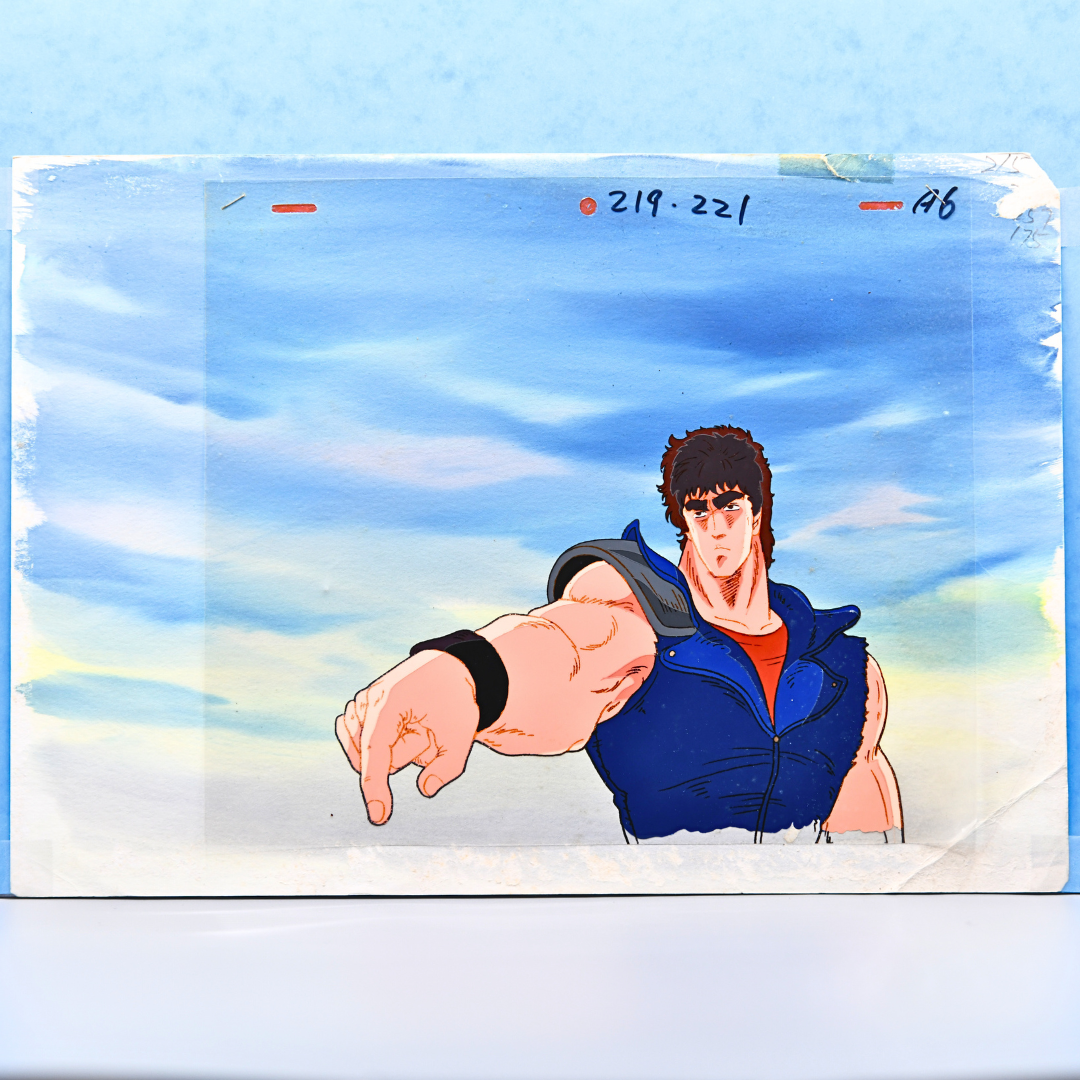 Fist of the North Star (Hokuto no Ken) – Kenshiro Pointing Finger – original animation production artwork – detail 4