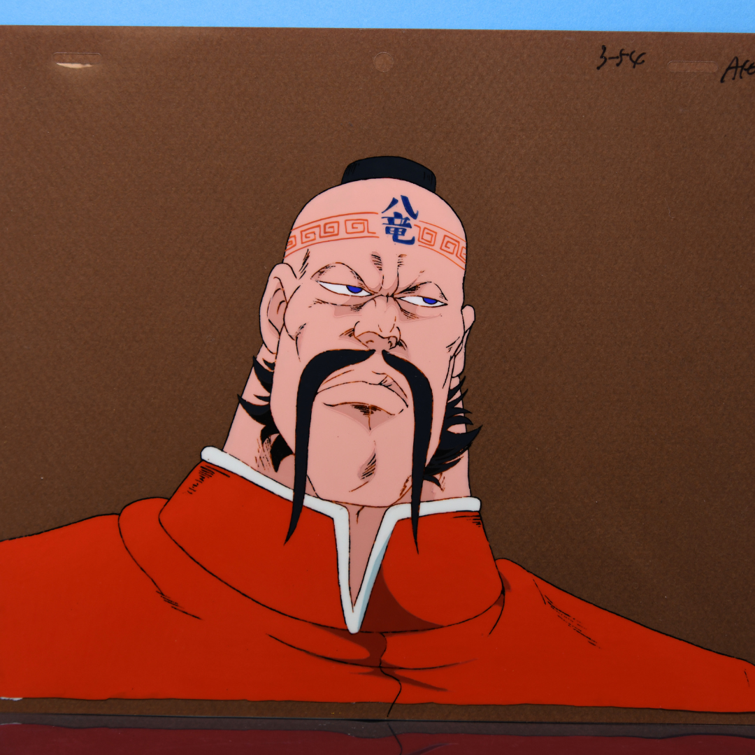 Sakigake!! Otokojuku – Wang Ta-ren – original animation production artwork – detail 3
