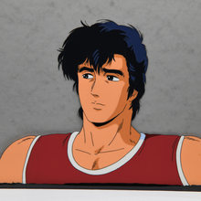 Load image into Gallery viewer, City Hunter - Saeba Ryo (Nicky Larson) - Seductive - Original Anime Production Cel and Douga